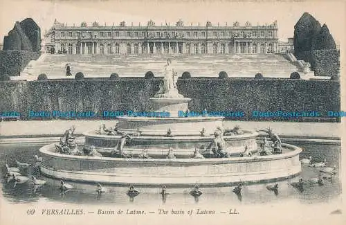 R019253 Versailles. Bassin de Latone. Levy Fils. Nr 69