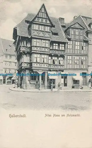 R019761 Halberstadt. Altes Haus am Holzmarkt