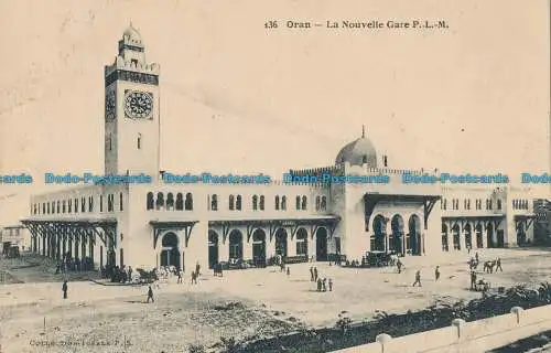 R018624 Oran. La Nouvelle Gare. P.L.M. No 136