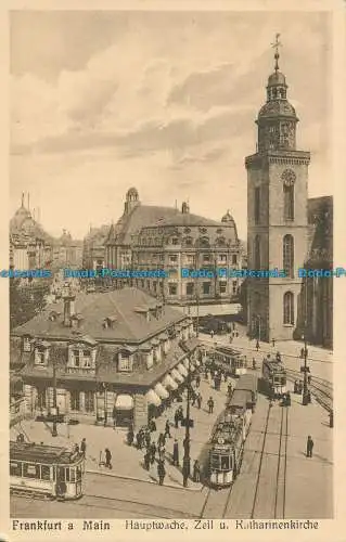 R019320 Frankfurt a. Main. Hauptwache Zeil u. Katharinenkirche. Gerhard Blumlein