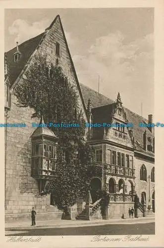 R020512 Halberstadt. Partie am Rathaus. Bruno Hansmann. Nr 8243