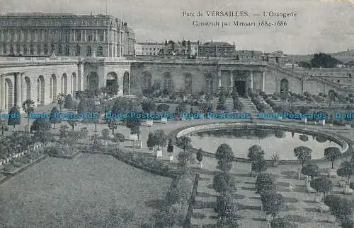 R018676 Parc de Versailles. L Orangerie. Construit par Mansart 1684 bis 1686. C