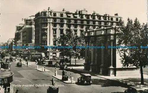 R020547 Marble Arch und Oxford Street. London. RP