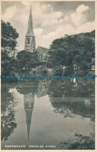 R018727 Kobenhavn. Englische Kirche. Eneret