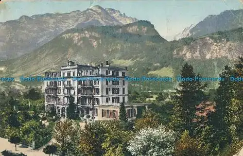 R019457 Meyringen. Hotel du Sauvage. Brennenstuhl. 1908