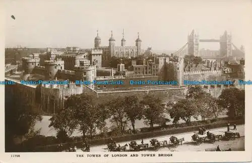 R020690 Der Tower of London und die Tower Bridge. Selfridge. Nr 11798