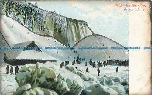 R019996 Eisbefestigung. Niagarafälle. Nr 2402
