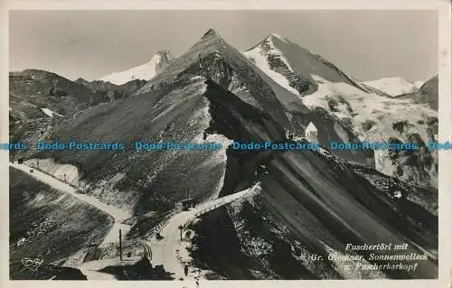 R019510 Fuschertorl mit Gr. Glockner Sonnenwelleck u. Fuscherkarkopf. 1937