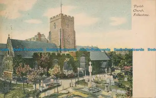 R019528 Pfarrkirche. Folkestone. Woodbury. Nr 2348. 1906