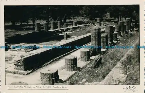 R020744 Olympia. Tempel der Hera. Argenta