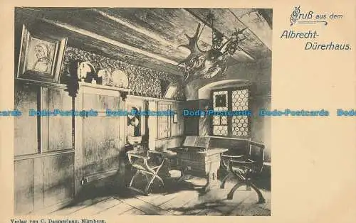 R020097 Gruss aus dem Albrecht Dürerhaus. C. Daumerlang