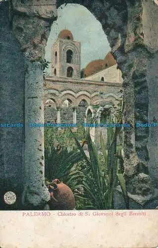 R020132 Palermo. Chiostro di S. Giovanni degli Eremiti