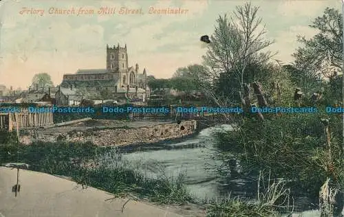 R021739 Prioratskirche von Mill Street. Leominster. Valentinstag. 1906