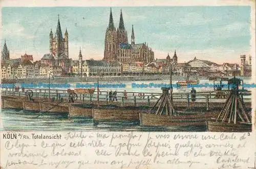 R020205 Köln a.Rh. Totalansicht. 1903