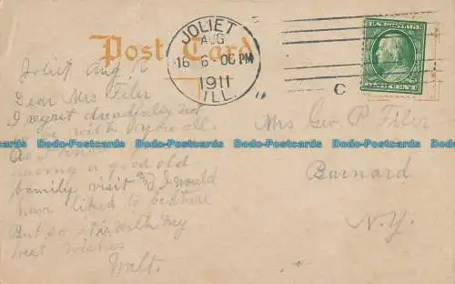 R020973 Auffahrt. Schutzengel. 1911