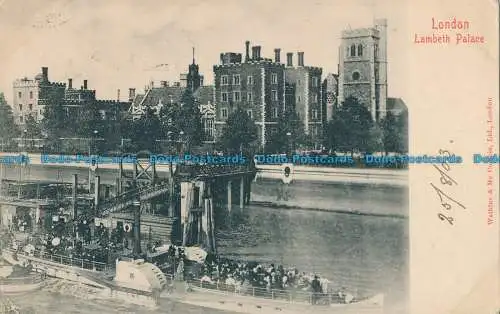 R021860 London. Lambeth Palace. Watkins. 1903