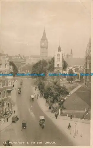 R021908 St. Margarets und Big Ben. London