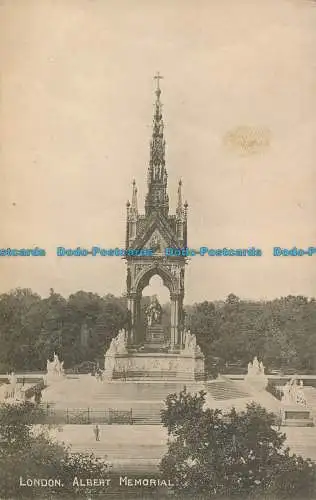 R021918 London. Albert Memorial. Kensington Gardens. J. J. Corbyn