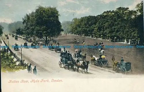 R021925 Rotten Row. Hyde Park. London. Valentinstag. 1933