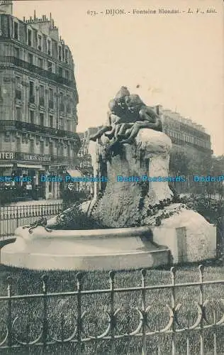R021115 Dijon. Fontaine Blondat. L.V. No 673