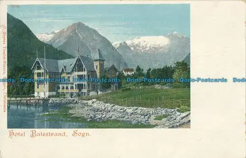 R023118 Hotel Balestrand. Sogn. Beyer