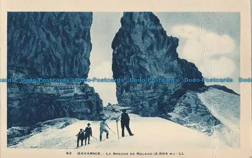 R020469 Gavarnie. La Breche de Roland. Levy et Neurdein Reunis. Nr 62