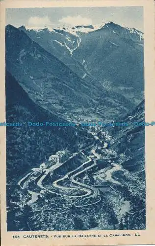 R020482 Kauterets. Vue sur la Raillere et le Cabaliros. Levy et Neurdein Reunis.