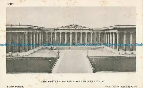 R022065 The British Museum. Haupteingang