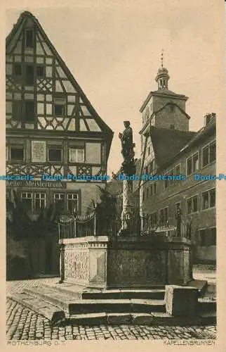 R023342 Rothenburg o.T. Kapellenbrunnen. Ernst Geissendorfer