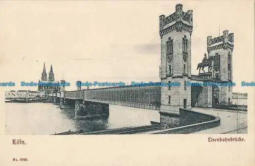 R023385 Köln. Eisenbahnbrücke