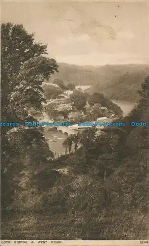 R022316 Looe Bridge und West River. Photochrom. Nr 53546