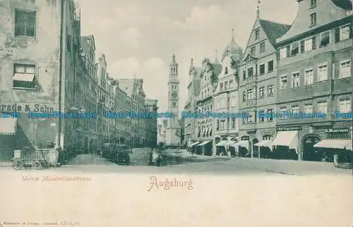 R023437 Untere Maximilianstraße. Augsburg. Rommler und Jonas