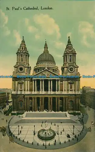 R022348 St. Pauls Cathedral. London. Arcadian