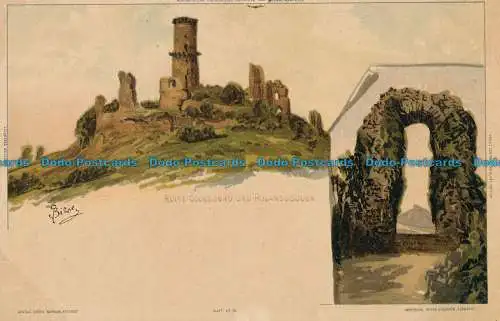 R023471 Ruine Godesberg und Rolandbogen