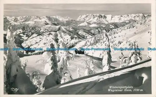 R023495 Wintersportplatz. Wagrainer Haus 1750 m. Alfred Grundler