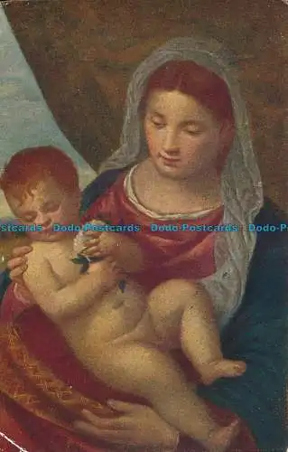 R023525 Tiziano Vecellio. Madonna delle Rose