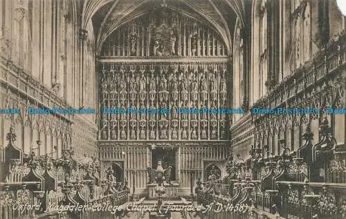 R021544 Oxford. Magdalen College Chapel. Frith