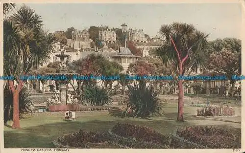 R021574 Princess Gardens. Torquay. 1940
