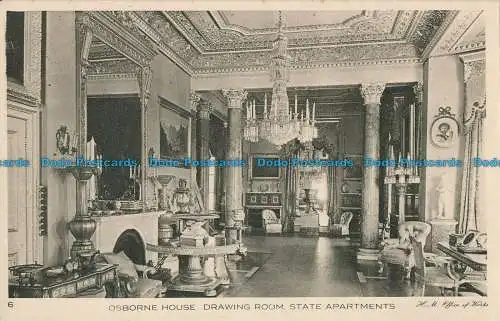 R021608 Osborne House Salon. State Apartments. H. M. Office