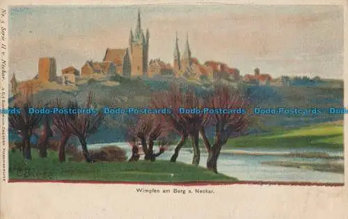 R023596 Wimpfen am Berg a. Neckar. Kunstdruck