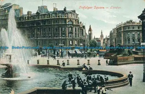 R021614 Trafalgar Square. London. 1907