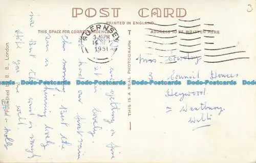 R022517 Petit Bot Bay. Guernsey. B. B. London. RP. 1951