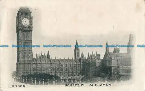 R022589 London. Houses of Parliament. 1906