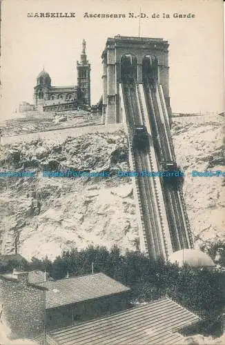 R023717 Marseille. Ascenseurs N.D. de la Garde. B. Hopkins