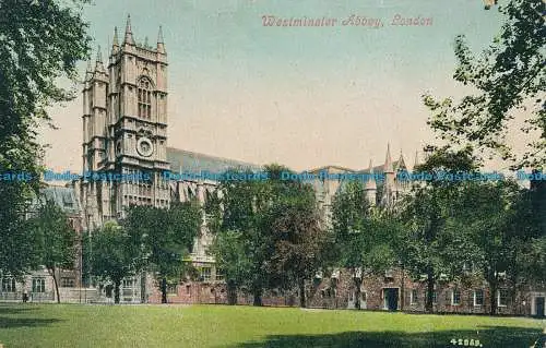 R022619 Westminster Abbey. London. Valentinstag. 1905