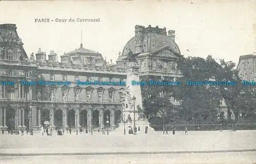 R023801 Paris. Cour du Carrousel. B. Hopkins