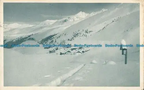 R023804 Ski Paradies Ober Gurgl 1927 m. Otztal. Tirol. 1936. B. Hopkins
