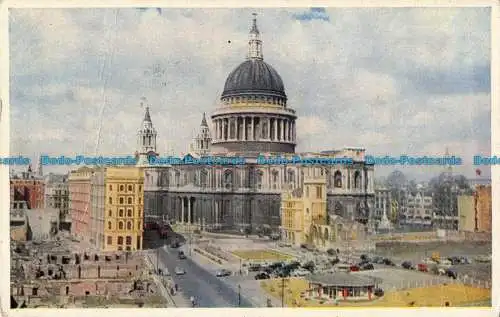 R041364 St. Pauls Cathedral. London. A. V. Fry. 1957