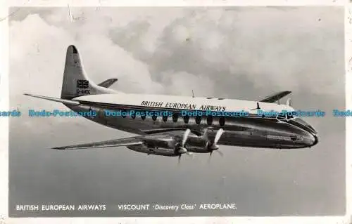 R040455 British European Airways. Viscount Discovery Class Flugzeug