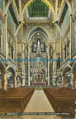 R041380 Montreal. Herz-Jesu-Kapelle. Kirche Notre Dame. 1911